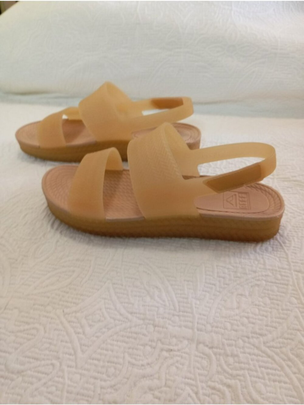 Reef Sandals Slingback Straps Textured Soles Size 8 Lightweight & Comfortable - Picture 2 of 13